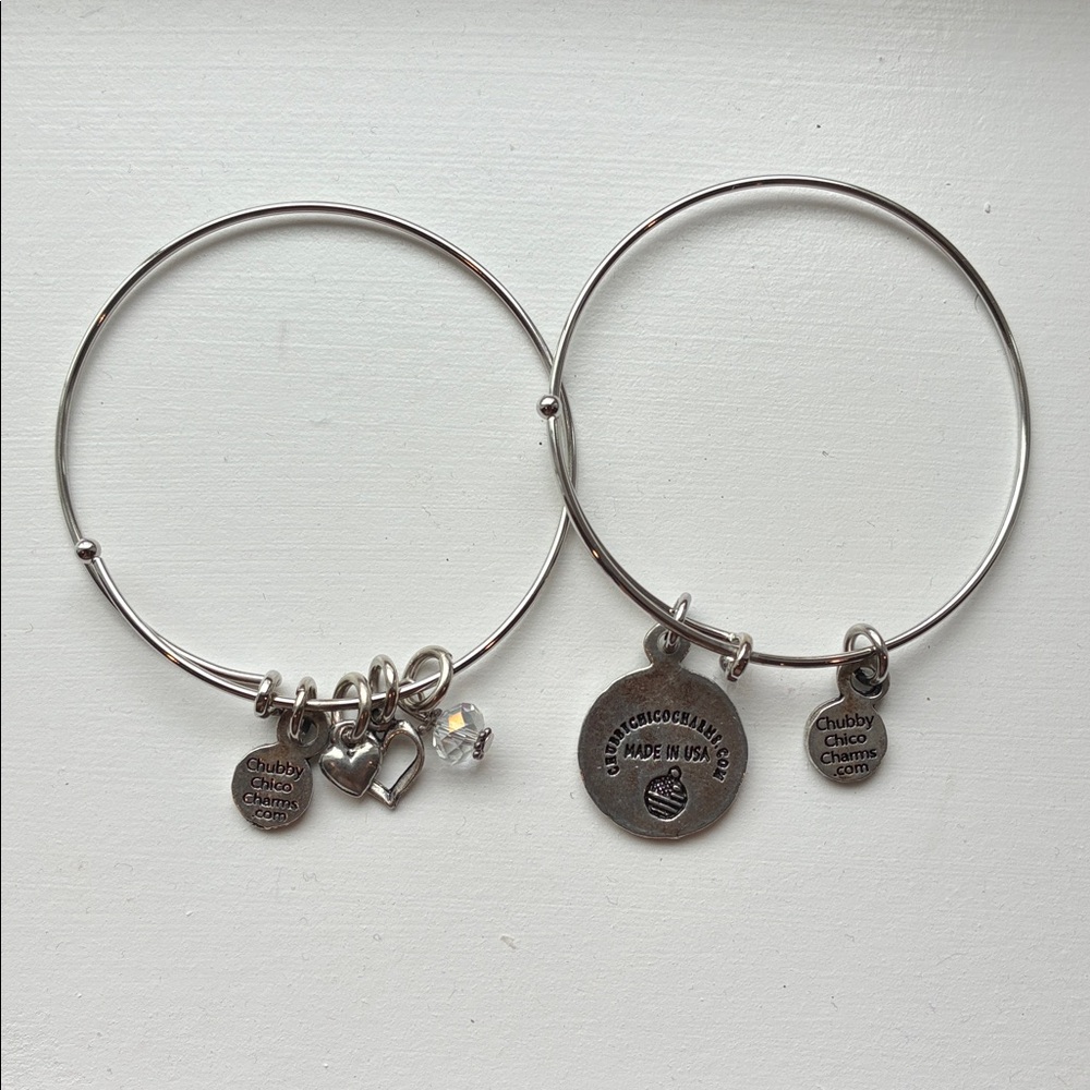 Chubby Chico Silver Charm Bracelets